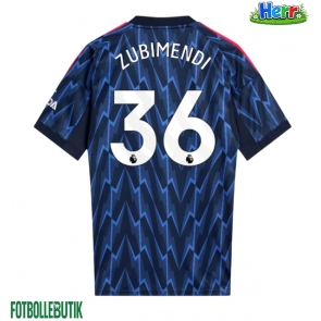 Arsenal Martin Zubimendi #36 Bortatröja 2025-26 Kortärmad